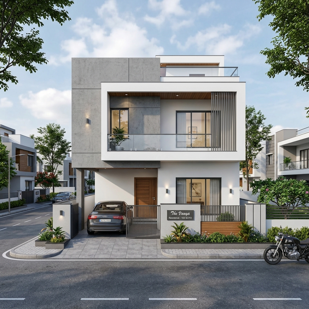 100 Sqyd House Design Modern