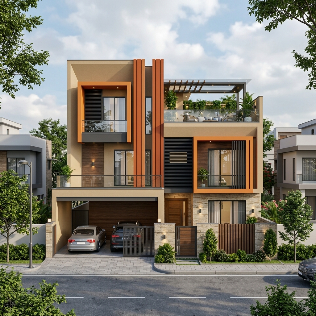 200 Sqyd House Design G+2